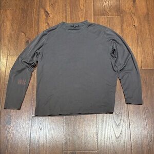 Robert Barakett Long Sleeve Shirt - Charcoal